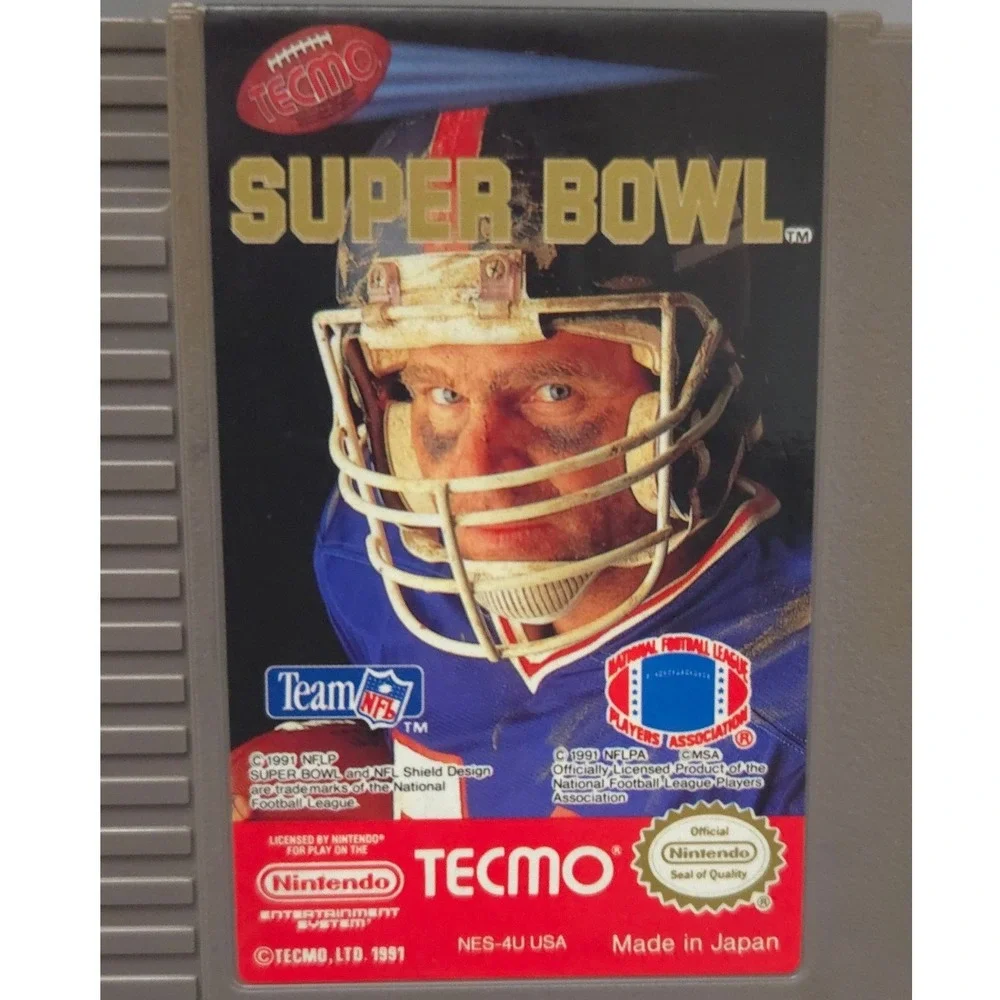 Tecmo Super Bowl - Nintendo (NES) 1991 - Cartridge Only - Clean Tested & WORKING